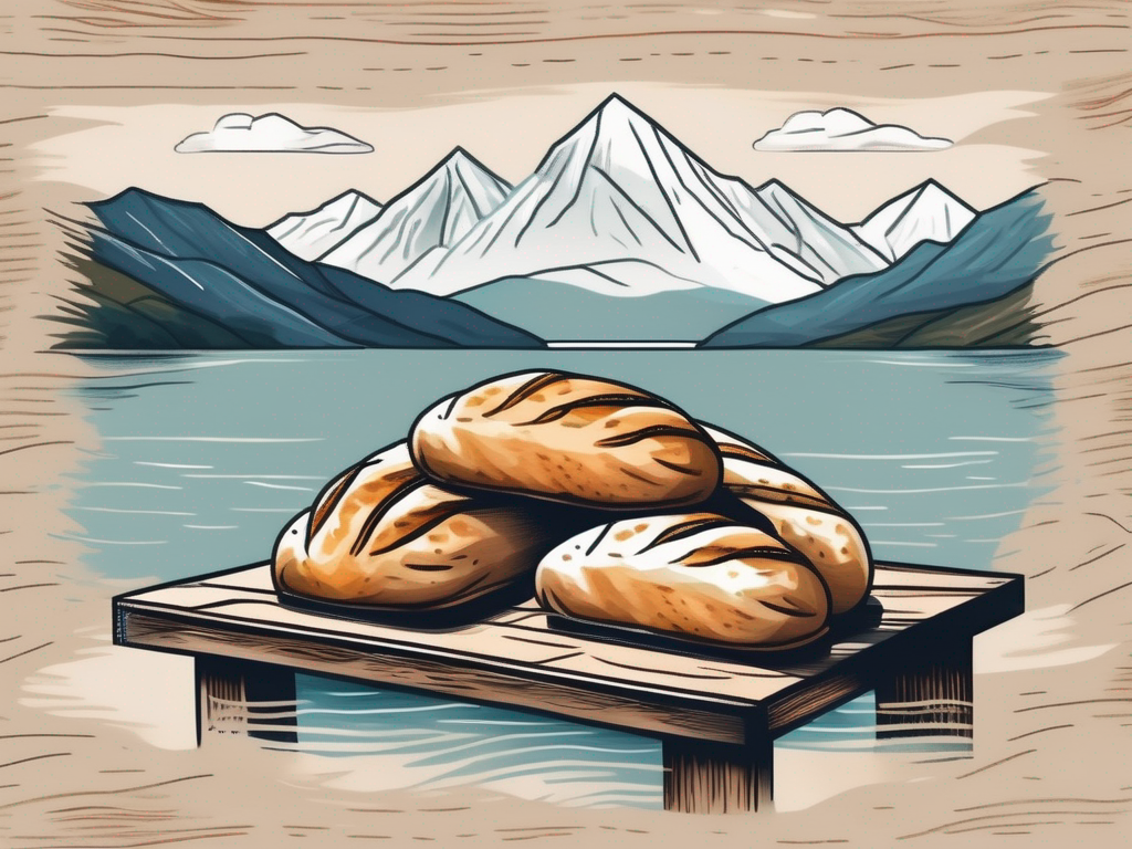 Five loaves of bread and two fish