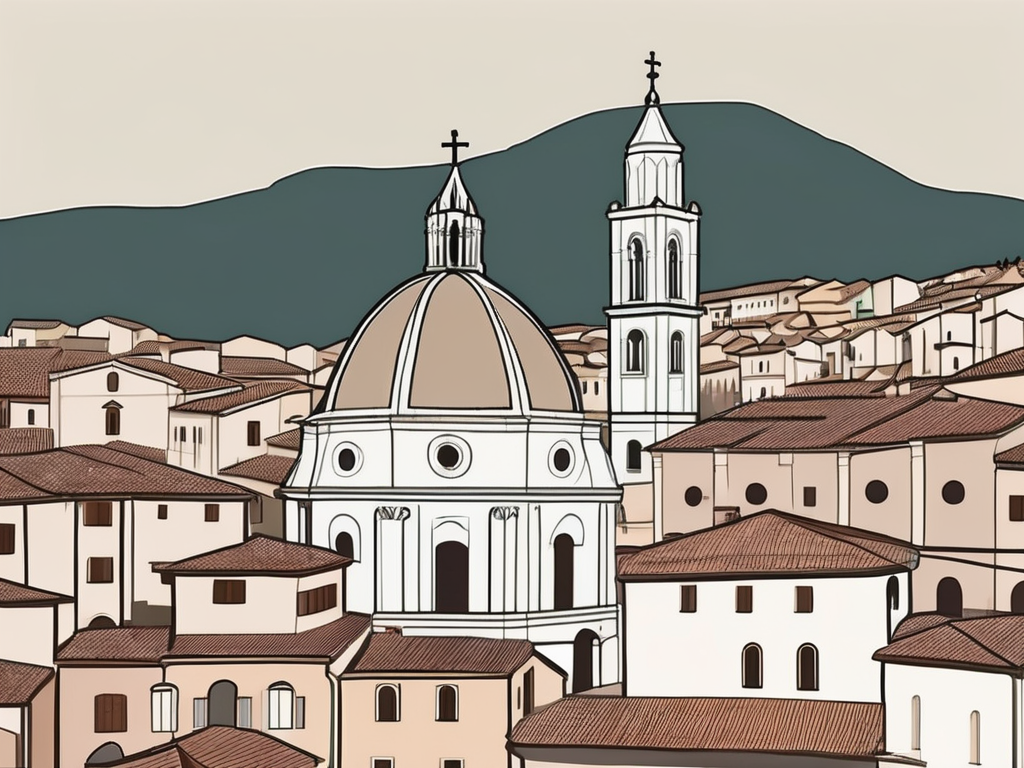 A serene italian cityscape during the renaissance period