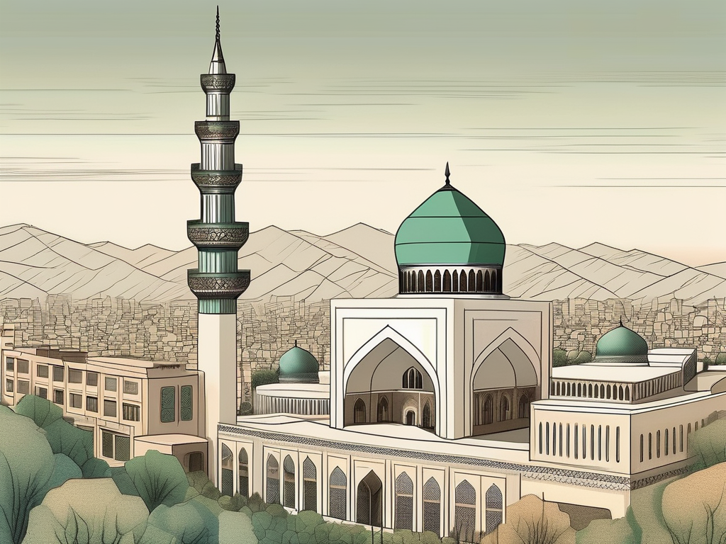 The historical cityscape of tehran