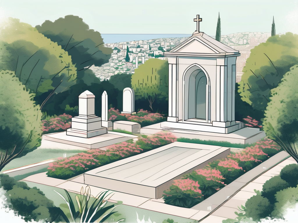 A serene and historic cemetery in haifa