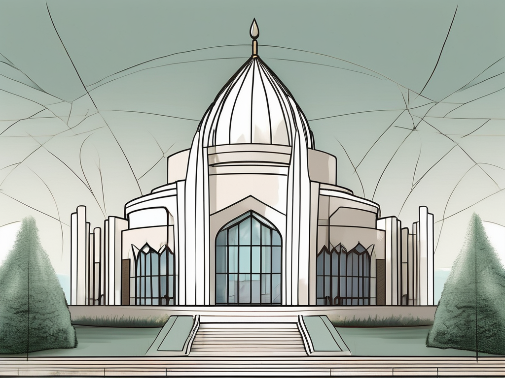 The bahai house of worship