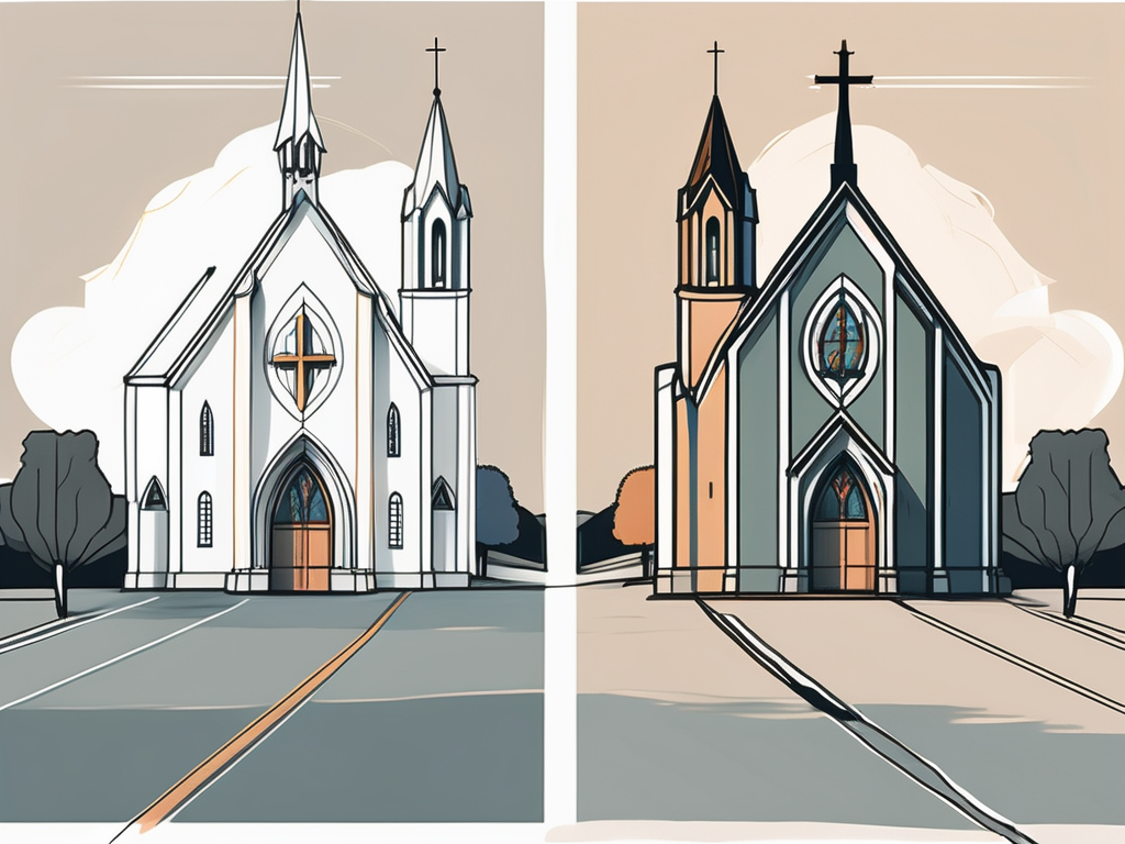 Two different churches