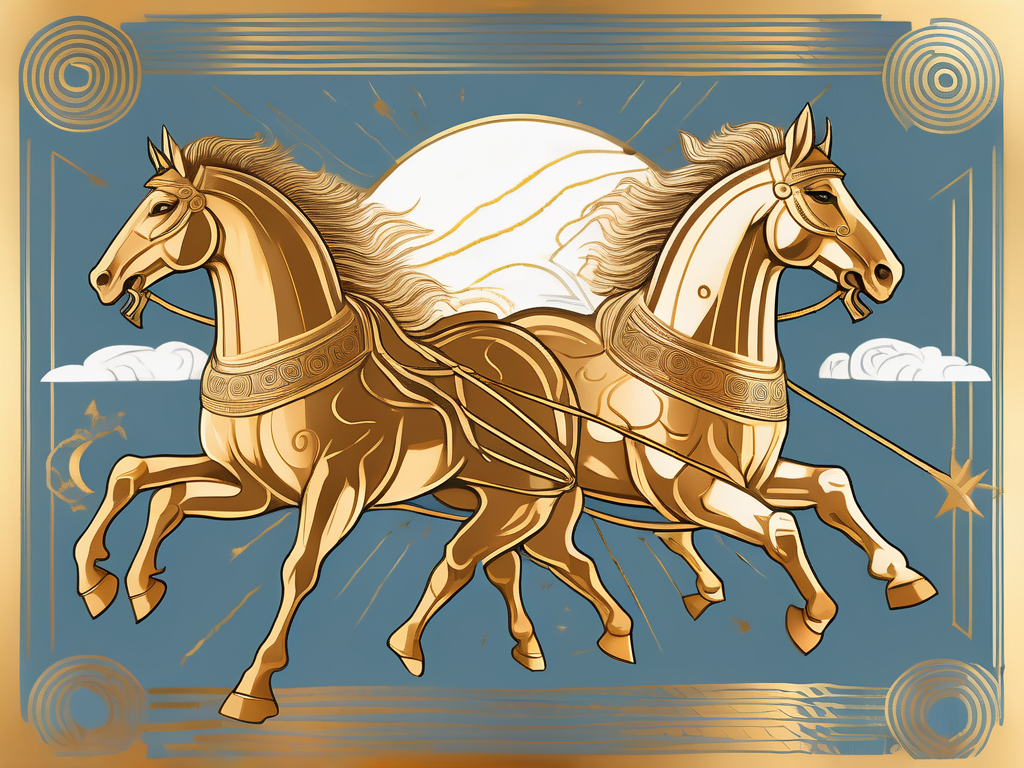 The golden chariot of helios
