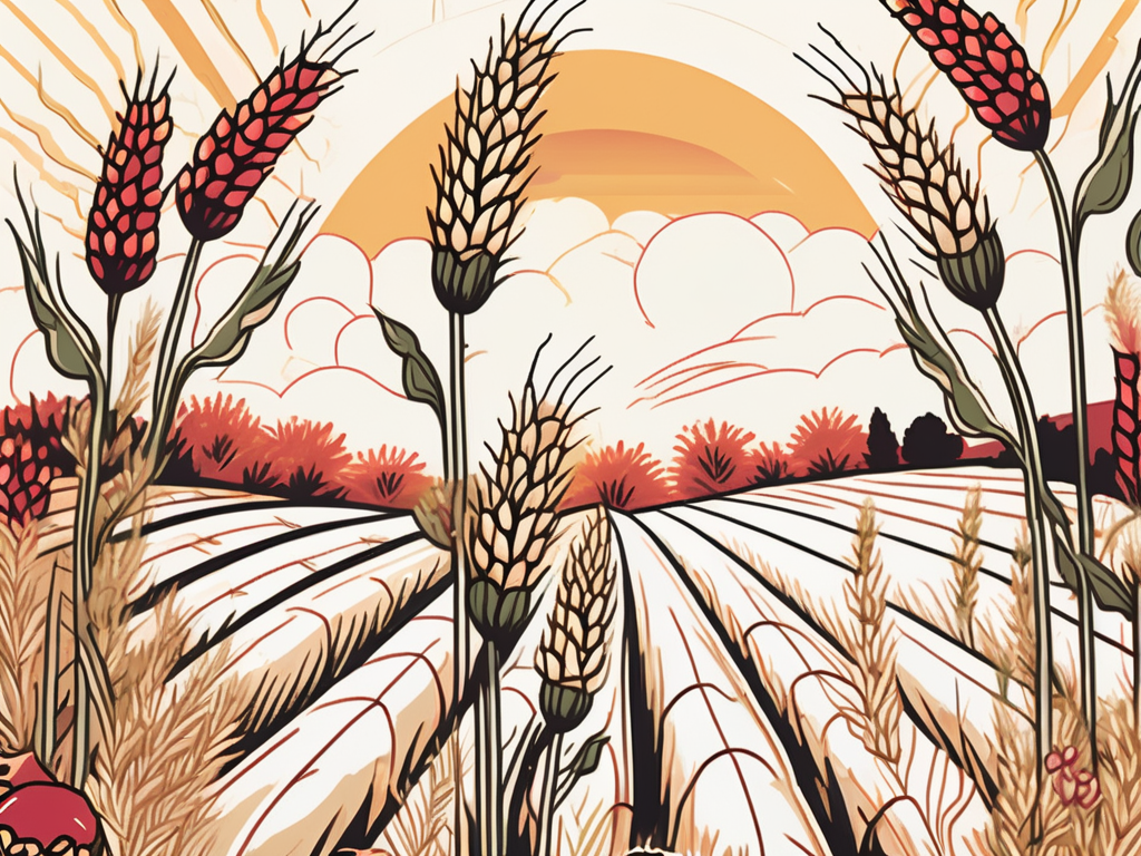 A lush and bountiful cornfield under a radiant sun