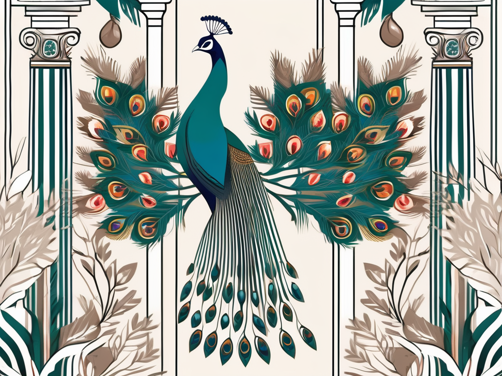 A majestic peacock