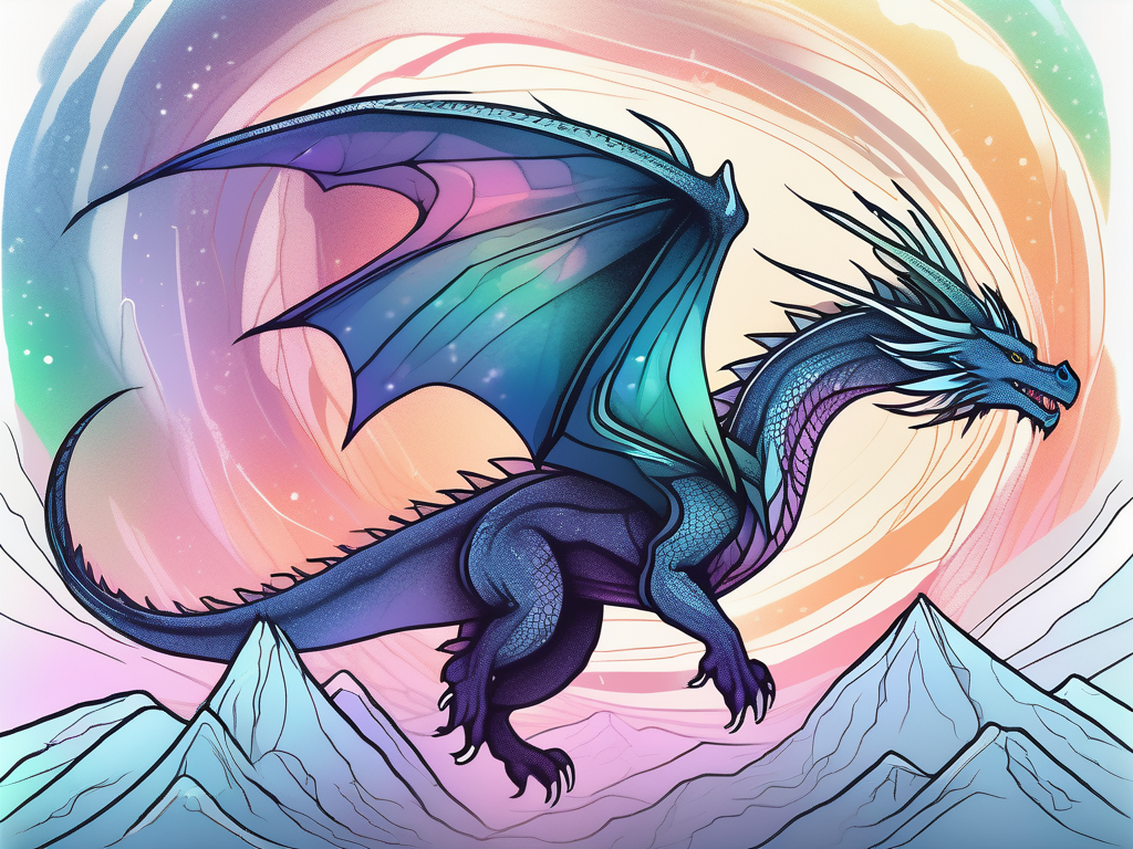 A majestic dragon inspired by norse mythology
