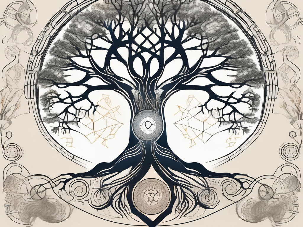 The majestic norse mythology tree of life