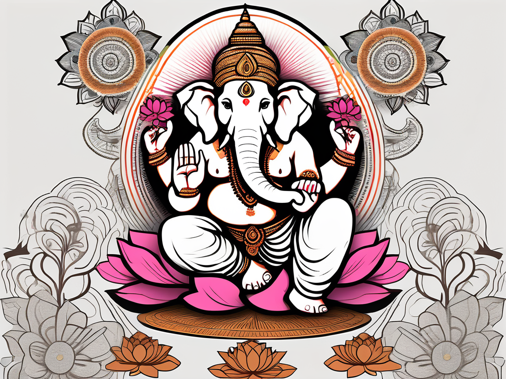 The hindu elephant god