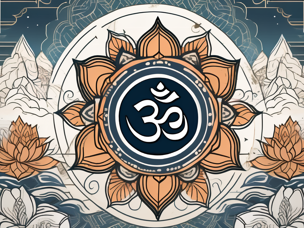 The hindu peace symbol