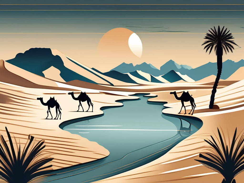 An ancient arabian landscape