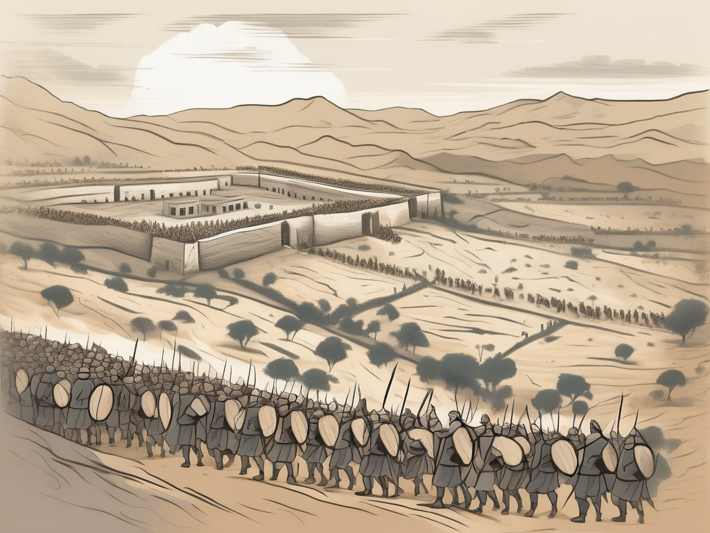 An ancient hebrew battlefield