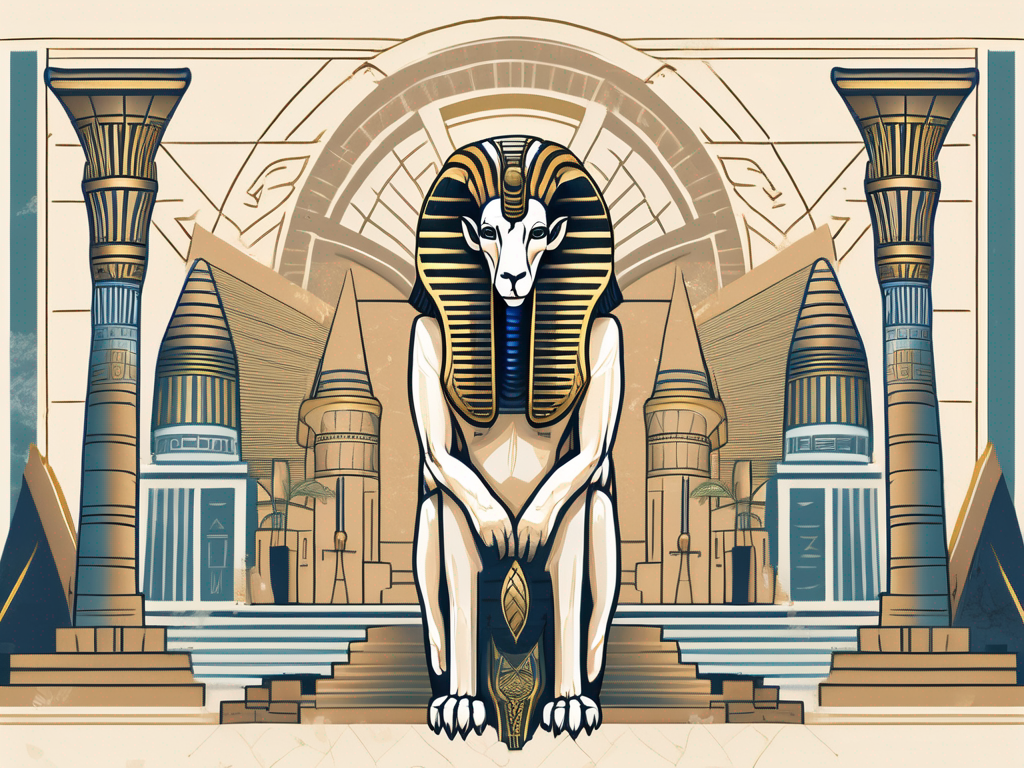The egyptian god banebdjedet