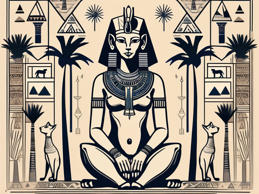 The egyptian deity bastet