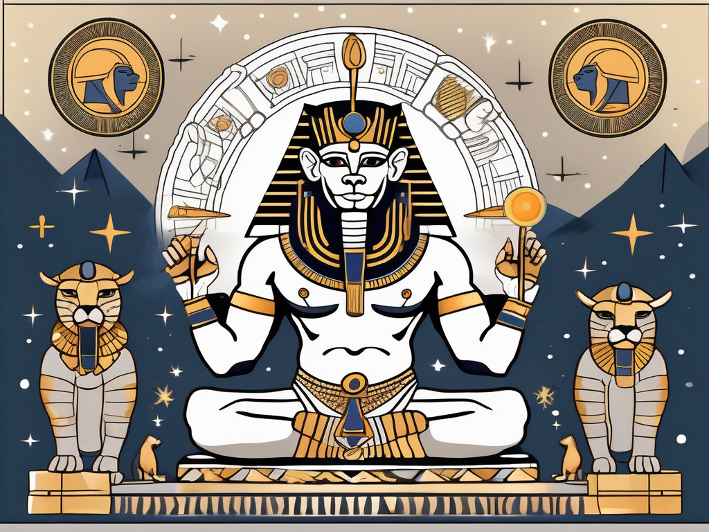 The egyptian god bes