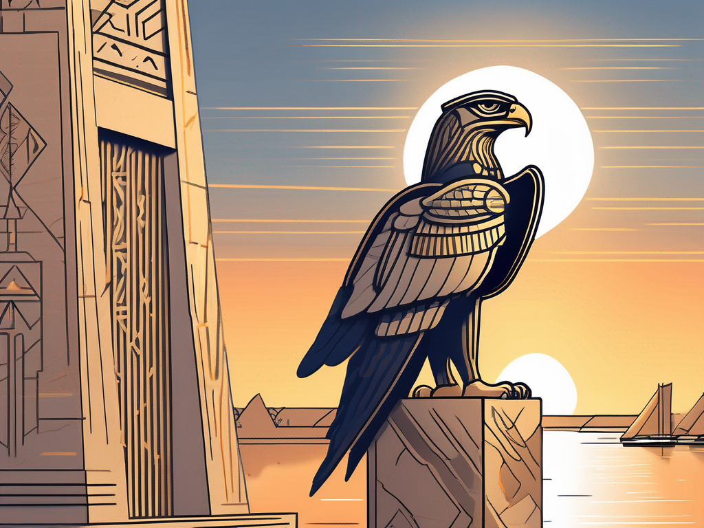 The egyptian god haroeris