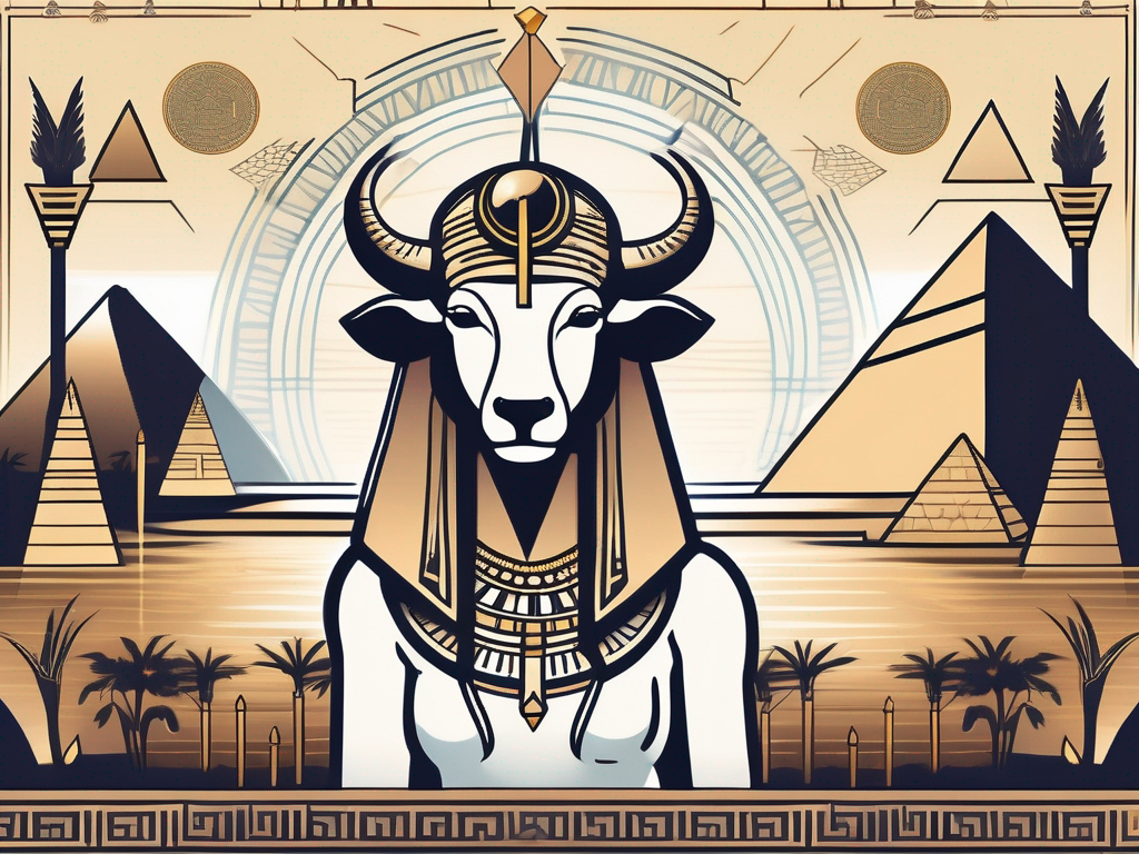 The ancient egyptian god hathor