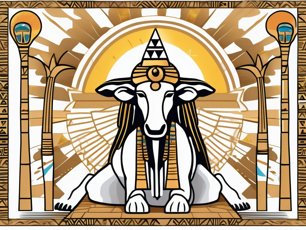 The ancient egyptian deity hathor-nebet-hetepet