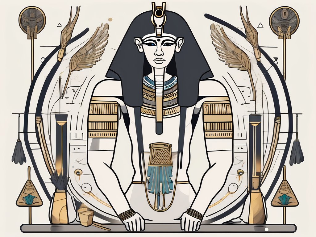 The egyptian god imsety