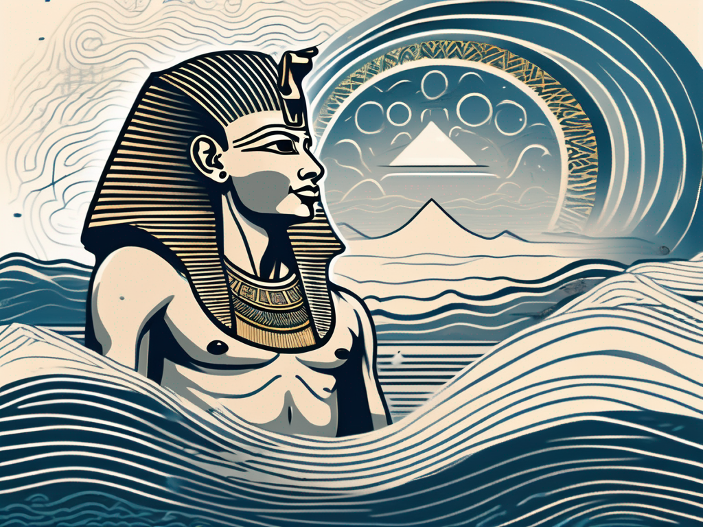 The egyptian god nu