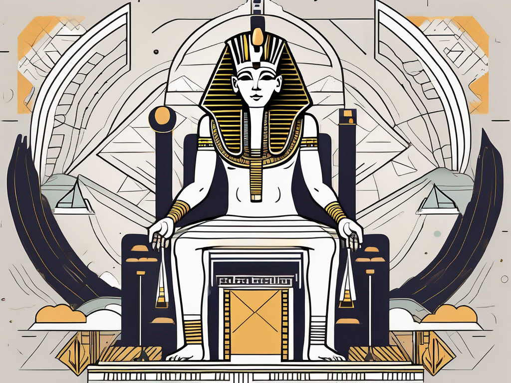 The ancient egyptian god osiris