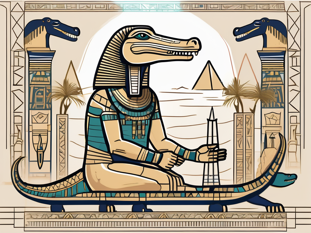 The egyptian god sobek