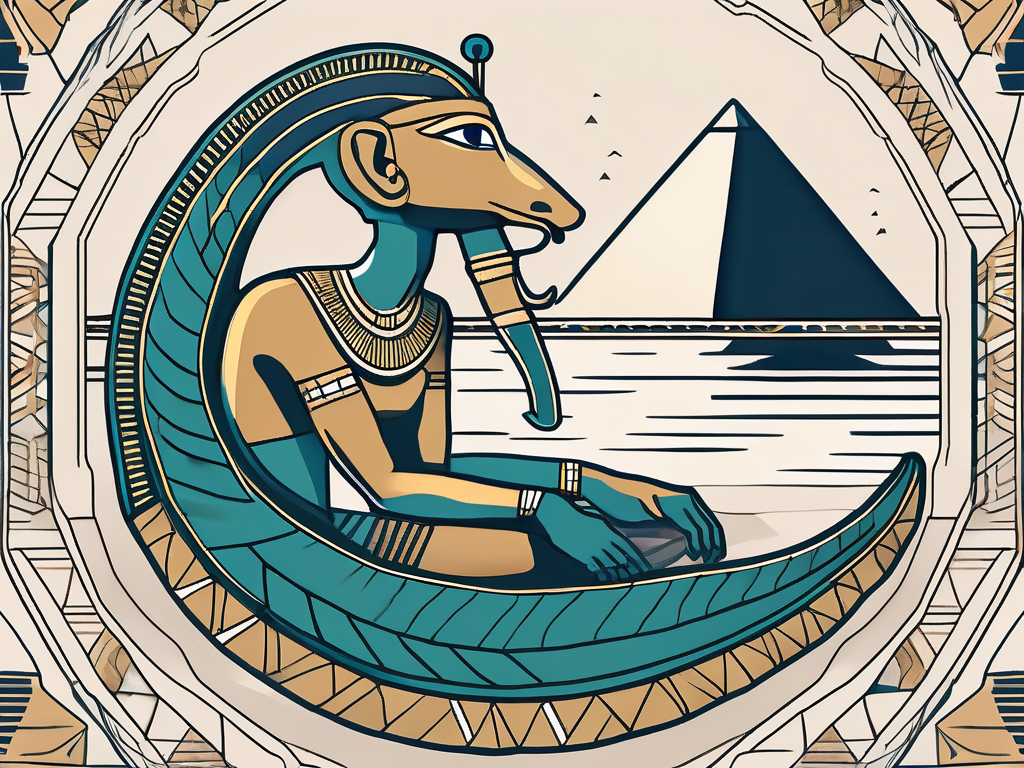 The egyptian god wadjet