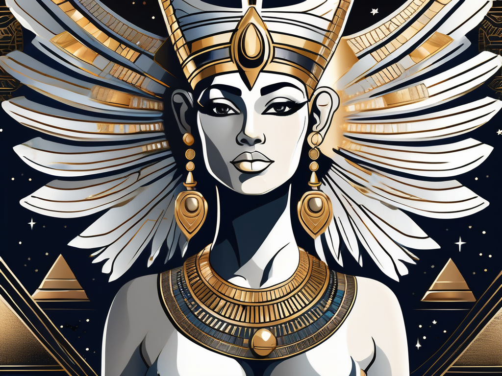 An elegant egyptian goddess