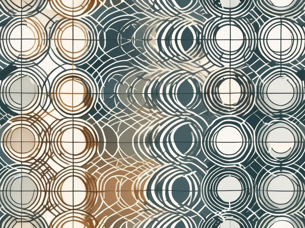 Three interconnected circles
